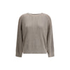 Brunello Cucinelli Beige Cotton Sweatshirt