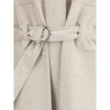 Brunello Cucinelli Beige Wool Coat