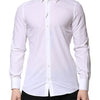 Dolce & Gabbana White MARTINI Long Sleeves Dress Formal Shirt