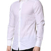 Dolce & Gabbana White MARTINI Long Sleeves Dress Formal Shirt