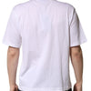 Dolce & Gabbana White Embellished Cotton Crew Neck T-shirt