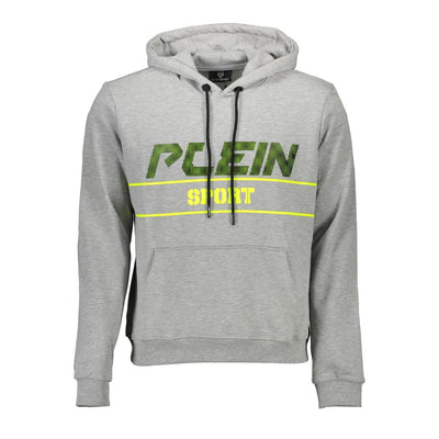 Plein Sport Graues Baumwoll-Sweatshirt