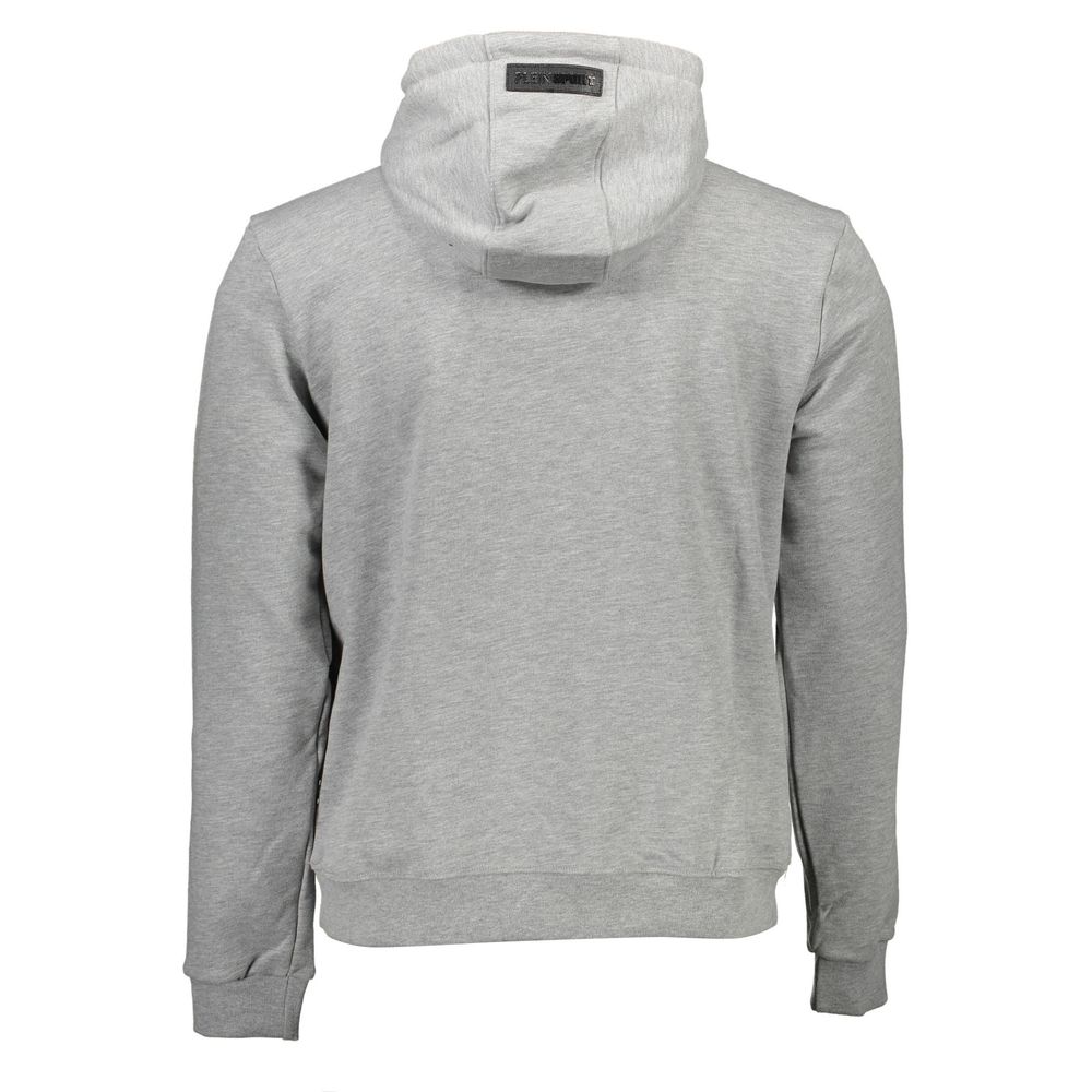 Plein Sport Graues Baumwoll-Sweatshirt