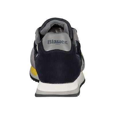 Blauer Blue Leather Men Sneaker