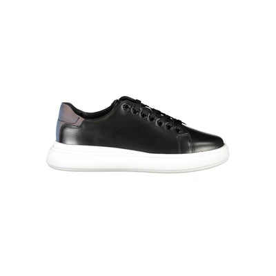 Calvin Klein Black Leather Women Sneaker
