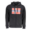Norway 1963 Black Cotton Men's Hooded Sweatshirt