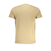 Cavalli Class Beige Cotton Men's T-Shirt
