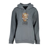 Cavalli Class Grigio Polyester Woman Sweatshirt