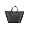 Tommy Hilfiger Black Polyurethane Women Handbag