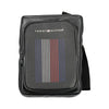 Tommy Hilfiger Black Polyurethane Men Shoulder Bag