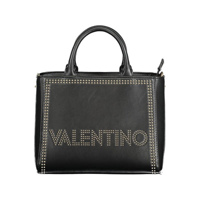 Mario Valentino Black Polyurethane Women Handbag