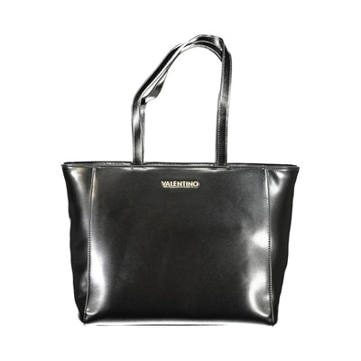 Mario Valentino Black Polyurethane Women Shoulder Bag