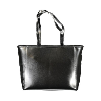 Mario Valentino Black Polyurethane Women Shoulder Bag