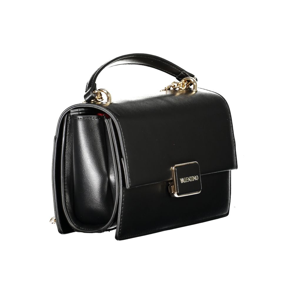 Mario Valentino Black Polyurethane Women Shoulder Bag