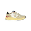 Blauer Beige Polyurethane Men Sneaker