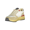 Blauer Beige Polyurethane Men Sneaker