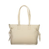 Mario Valentino Beige Polyurethane Women's Handbag