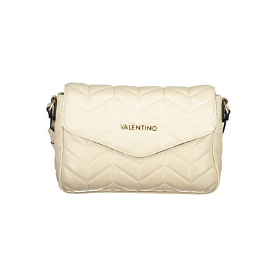 Mario Valentino Beige Polyurethane Women Shoulder Bag