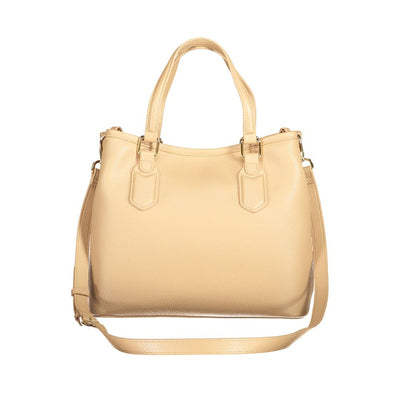 Mario Valentino Beige Polyurethane Women Handbag