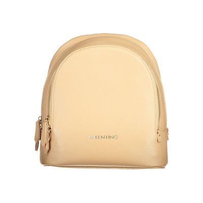 Mario Valentino Beige Polyurethane Women Backpack
