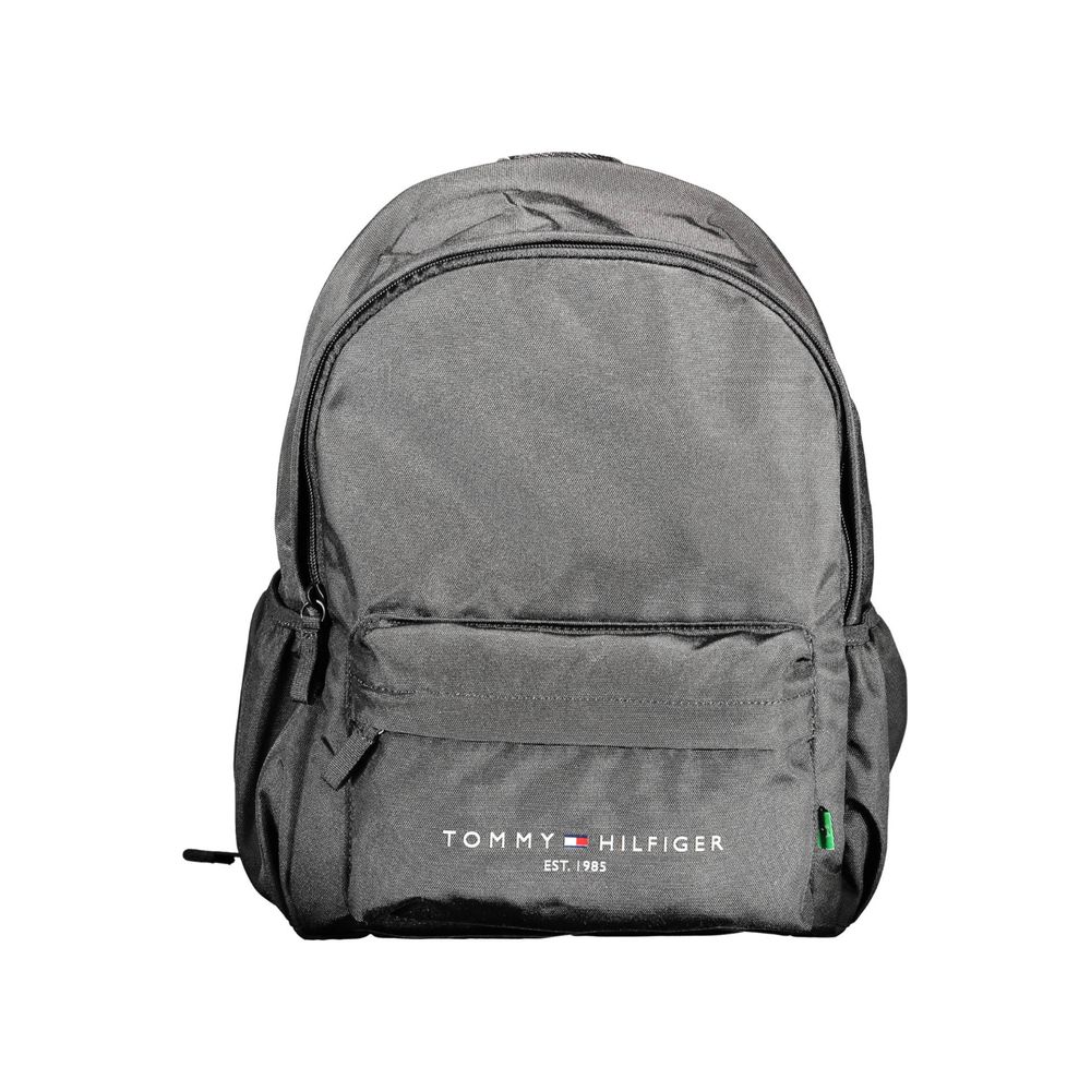 Tommy Hilfiger Black Polyester Men's Backpack