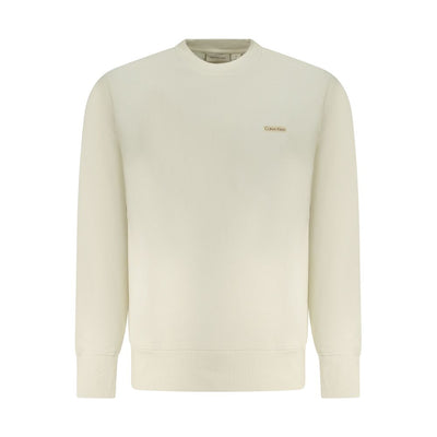 Calvin Klein Beige Cotton Men's Sweatshirt
