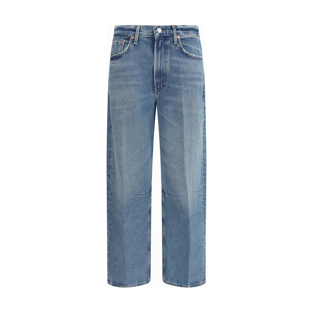 Citizens of Humanity Hellblaue Baumwolljeans Denim