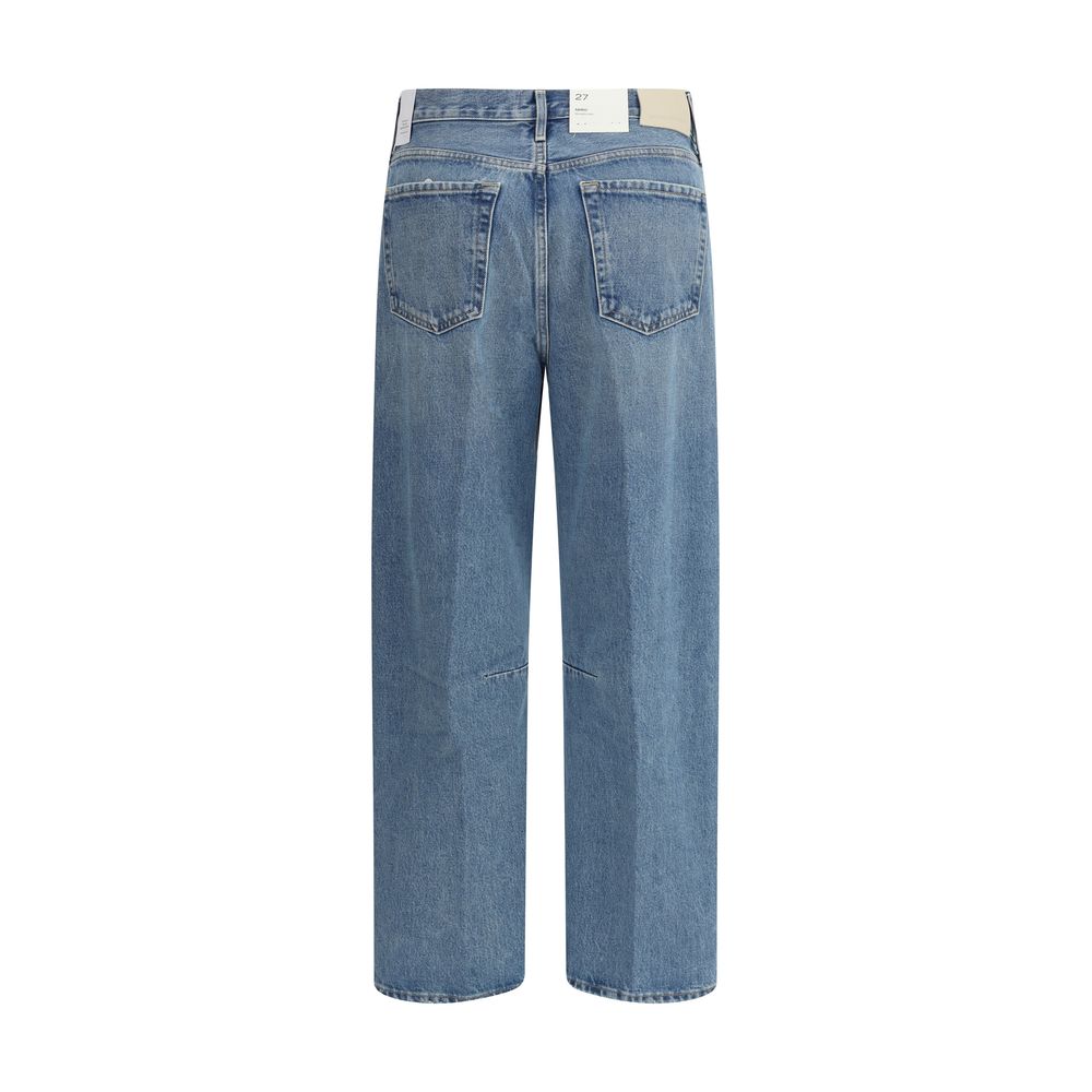 Citizens of Humanity Hellblaue Baumwolljeans Denim