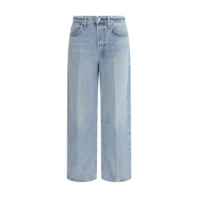 Citizens of Humanity Light Blue Cotton Straight-Leg Jeans