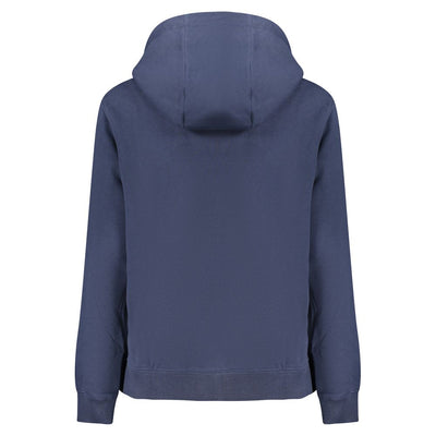 Tommy Hilfiger Blue Cotton Women's Hooded Sweatshirt