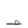 Valentino Garavani Multicolor Calf Leather Bos Taurus Flat Sandals