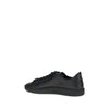 Valentino Garavani Black Calf Leather Bos Taurus Low Top Sneakers