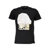 Cavalli Class Black Cotton Men T-Shirt