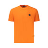 Napapijri Orange Cotton Men T-Shirt