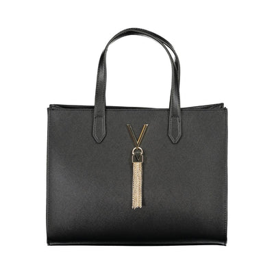 Mario Valentino Black Polyurethane Women Handbag