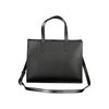 Mario Valentino Black Polyurethane Women Handbag