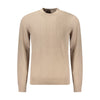 Hugo Boss Beige Cotton Men Sweater