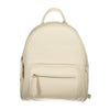 Mario Valentino Beige Polyurethane Women Backpack