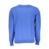 La Martina Blue Cotton Men's Knitwear Shirt