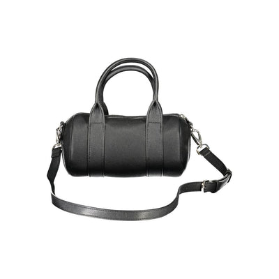 Mario Valentino Black Polyurethane Women Handbag