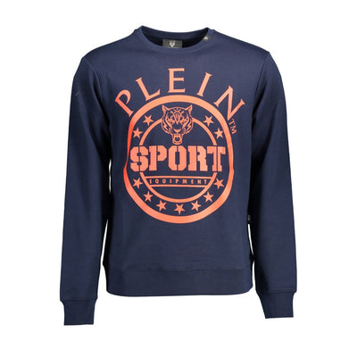 Plein Sport Blue Cotton Men's Sweatshirt