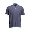 Gant Blu Cotton Mens Polo Shirt