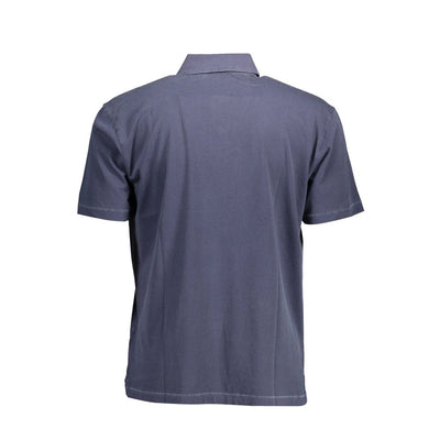 Gant Blu Cotton Mens Polo Shirt