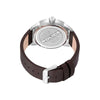 Police Brown Leather Dress Watch