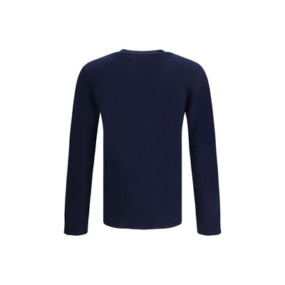 Valentino Blue Fleece Wool Sweatshirt