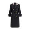 Burberry Black Cotton Coat