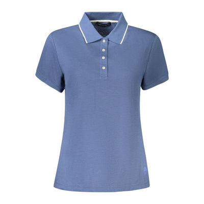 North Sails Blue Modal Women Polo Shirt