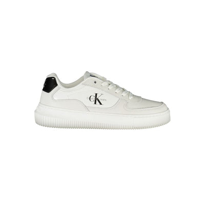 Calvin Klein White Leather Women Sneaker
