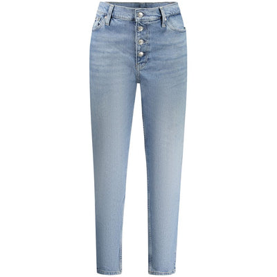Calvin Klein Azzurro Cotton Women's Jeans