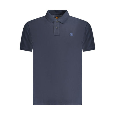 Timberland Blu Cotton Men Polo